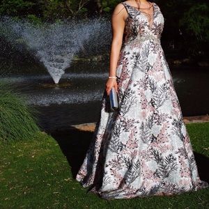 Floral Prom Dress